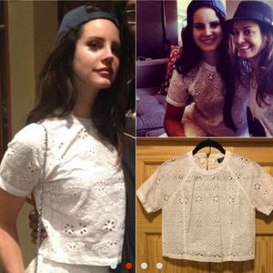 SOLD Lana Del Rey crop top